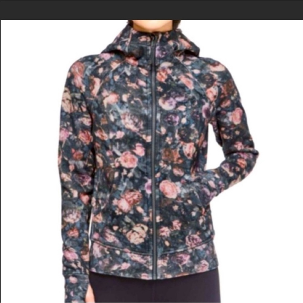 Lululemon Floral Illusion Scuba Full Zip Hoodie